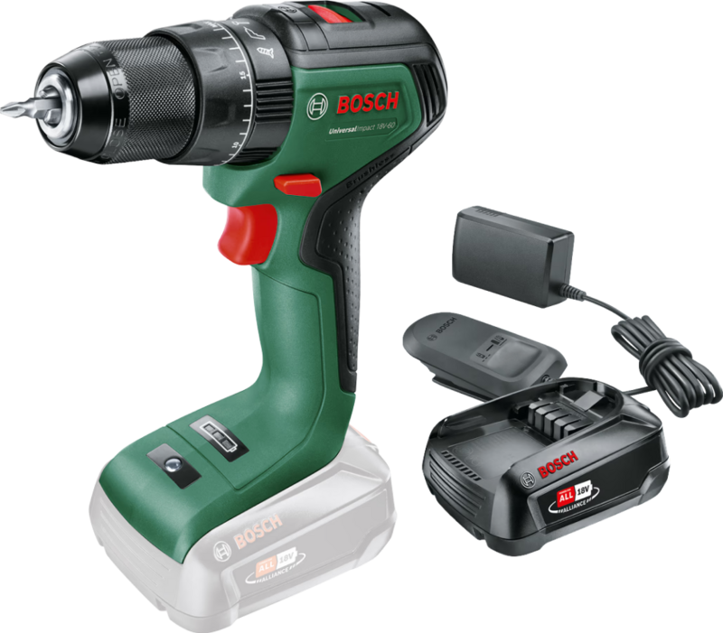 Bosch UniversalImpact 18V-60 + 2.5 Ah Accu (1x)